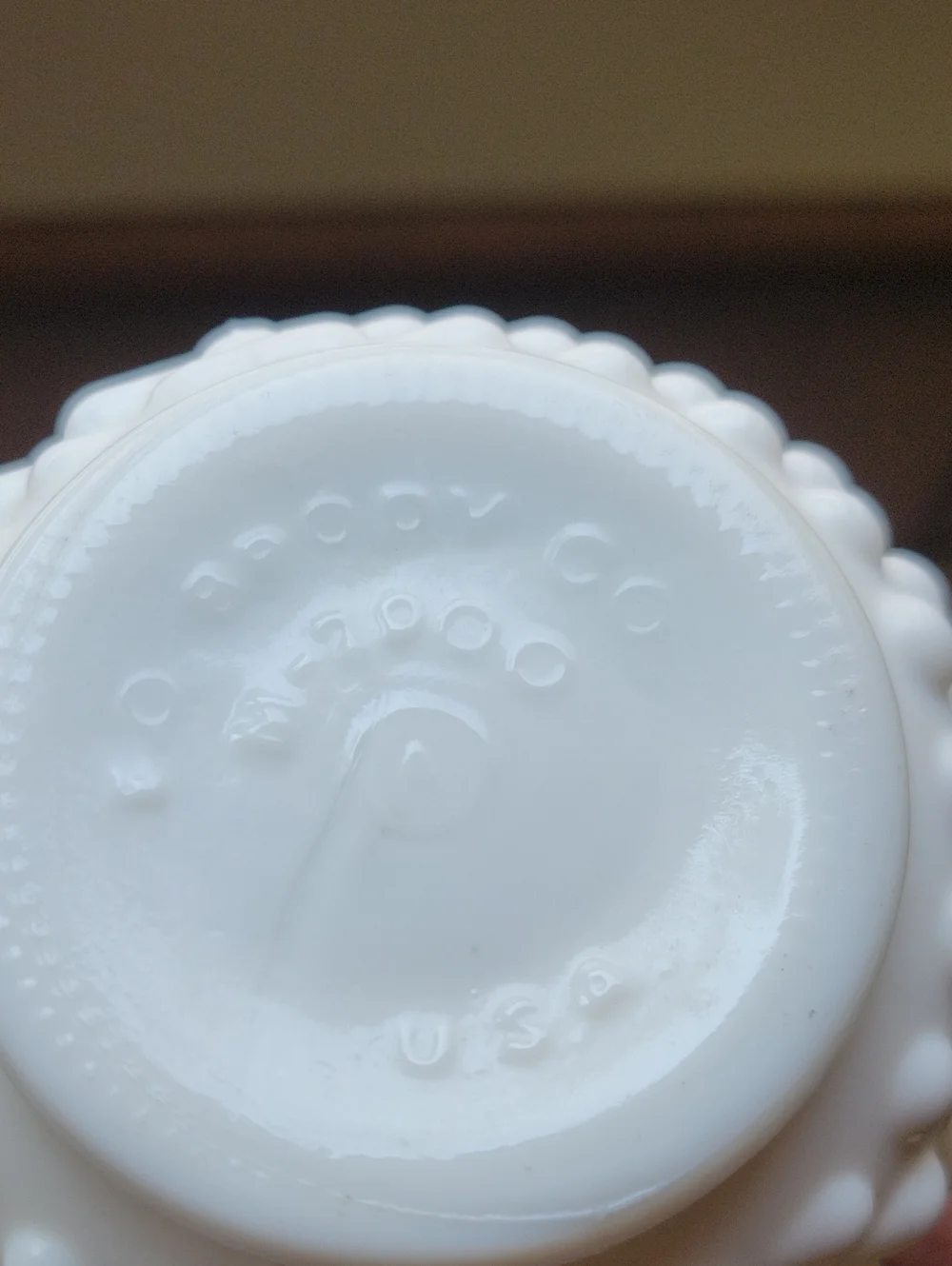 Vintage E.O. Brody Co. White Milk Glass Bud Vase